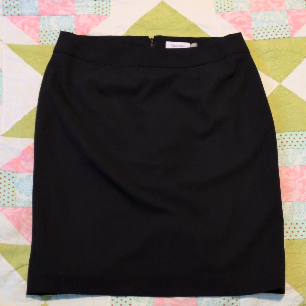 Calvin Klein Black Pencil Skirt